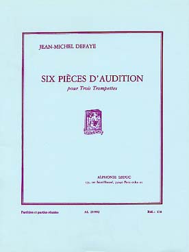 Illustration defaye pieces d'audition 3 tp c + p