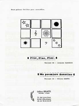 Illustration de Ma première sonatine / CLAIROIX Flic, Flac, floc