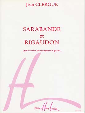 Illustration de Sarabande et rigaudon (cornet)    