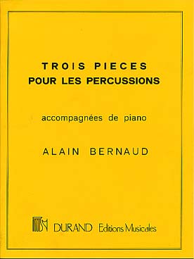 Illustration de 3 Pièces pour percussions et piano