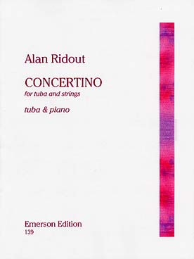 Illustration de Concertino pour tuba et cordes, réd. piano