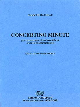 Illustration de Concertino minute (saxhorn ténor si b ou tuba basse en ut)