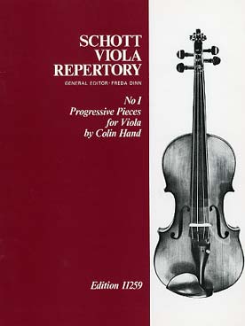 Illustration de SCHOTT VIOLA REPERTORY - Vol 1 : Progressive pieces