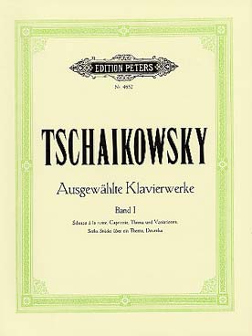 Illustration tchaikovsky selected piano works vol. 1