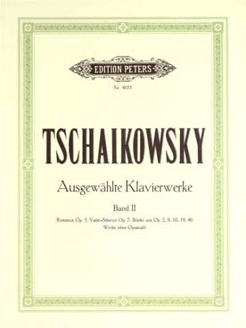 Illustration tchaikovsky selected piano works vol. 2