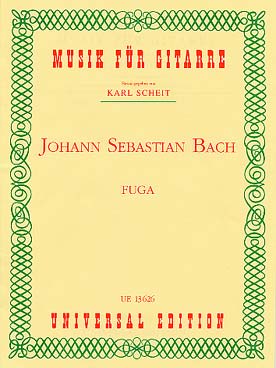 Illustration de Fugue BWV 1000 en la m (tr. Scheit)