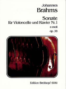 Illustration de Sonate N° 1 op. 38 en mi m