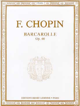 Illustration chopin barcarolle op. 60