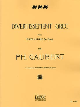 Illustration gaubert divertissement grec (flute/pno)