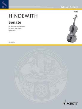 Illustration hindemith sonate op. 11/4 en fa maj