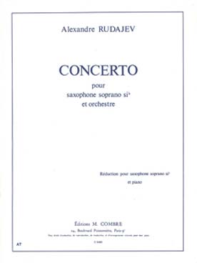 Illustration rudajev concerto saxophone soprano si b