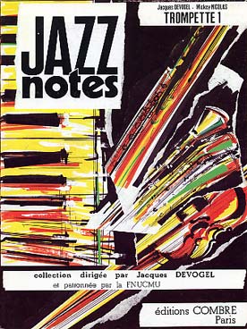 Illustration jazz notes trompette 1