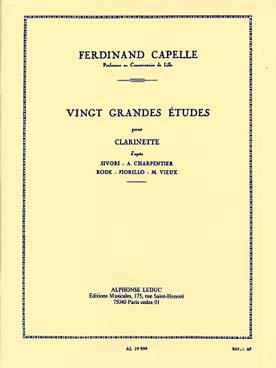 Illustration capelle 20 grandes etudes vol. 1