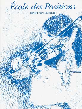 Illustration van de velde ecole 3eme position violon
