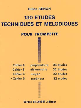 Illustration senon etudes tech. & melod. (130) vol. d