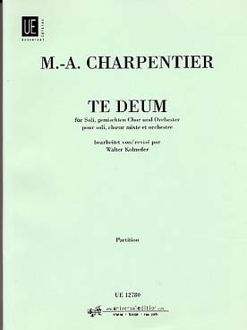 Illustration de Te Deum pour chœur mixte SATB, solistes SSATB et orchestre H.146