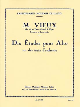 Illustration de 10 Études sur des traits d'orchestre