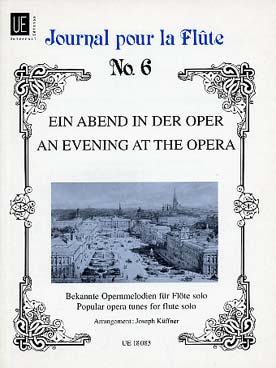 Illustration de Ein Abend in der Oper : bekannte  Opernmelodien aus dem 19 Jh (fl. seule)