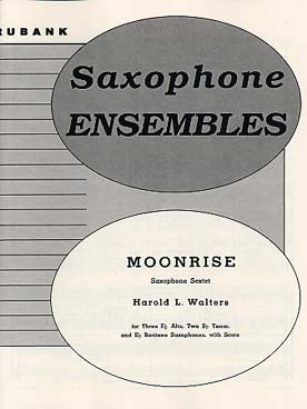Illustration de Moonrise (saxophones sextet avec cond.)