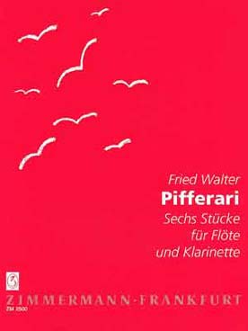 Illustration walter pifferari stucke flute/clarinette