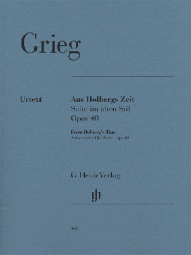 Illustration de Aus Holbergs Zeit op. 40