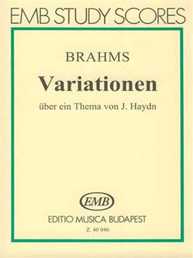 Illustration de Variations sur un thème de Haydn op 56 a