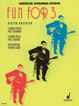 Illustration de Fun for 3 : 3 pièces swing (3 guitares)