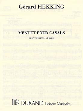 Illustration de Menuet pour Casals