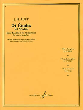 Illustration luft 24 etudes saxophone ou hautbois