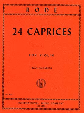 Illustration de 24 Caprices (Galamian)