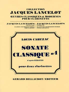 Illustration cahuzac sonate classique n° 1 (gebauer)