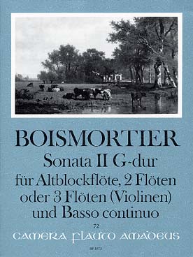 Illustration boismortier sonate op. 34 n° 2 sol maj