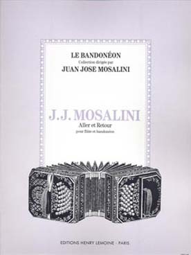 Illustration mosalini aller et retour flute/bandoneon