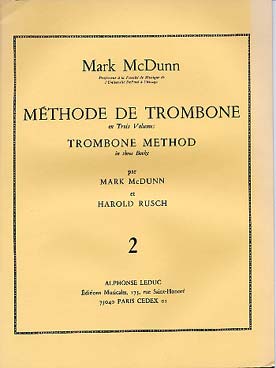 Illustration mc dunn/rusch methode de trombone vol. 2