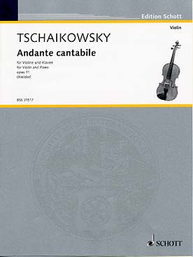 Illustration tchaikovsky andante cantabile (kreisler)