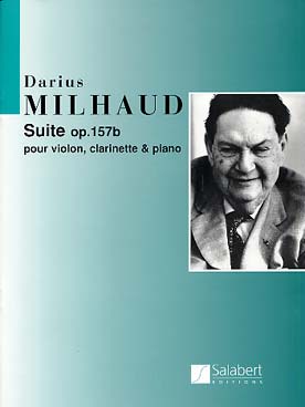 Illustration milhaud suite op. 157b clar/violon/piano