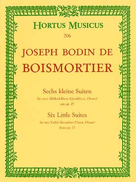 Illustration de 6 Kleine suiten aus op. 27 (2 flûtes à bec ou 2 hautbois)