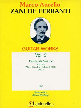 Illustration de Œuvres complètes pour guitare - Vol. 3 : Fantaisie variée op. 1