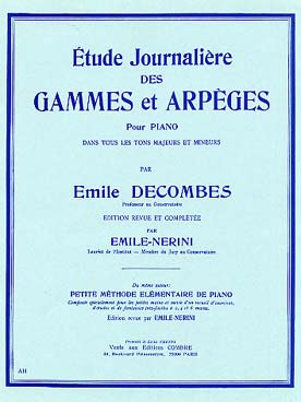 Illustration de Étude journalière des gammes et arpèges