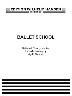 Illustration skjerne ballet school, selection czerny