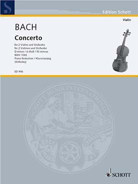 Illustration bach js concerto bwv 1043 re min 2 viol.