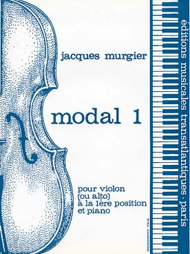Illustration murgier modal 1 pour violon/alto-piano