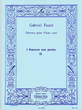 Illustration faure romance sans paroles op. 17 n° 2