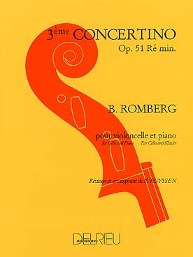 Illustration romberg concertino n° 3 op. 51 en re min