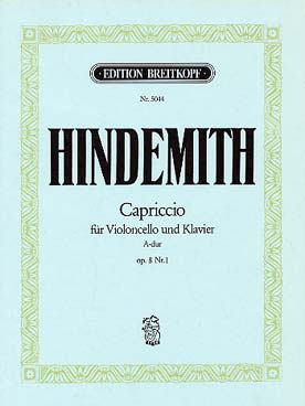 Illustration hindemith capriccio op. 8/1 en la maj