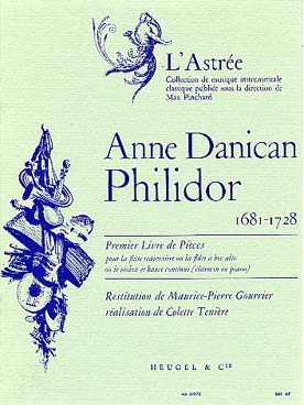 Illustration de Premier livre de pièces (flûte à bec alto ou flûte traversière ou violon)