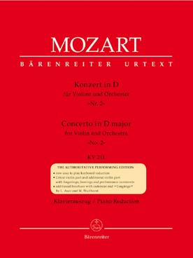Illustration de Concerto N° 2 K 211 en ré M - éd. Bärenreiter