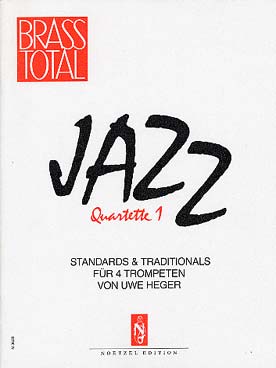 Illustration jazz quartette n° 1 pour 4 trompettes