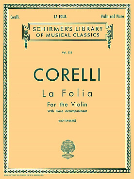 Illustration corelli la folia, variations