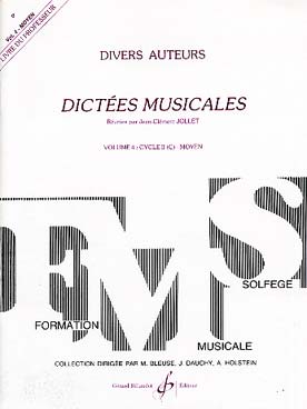 Illustration jollet dictees musicales vol. 4 prof